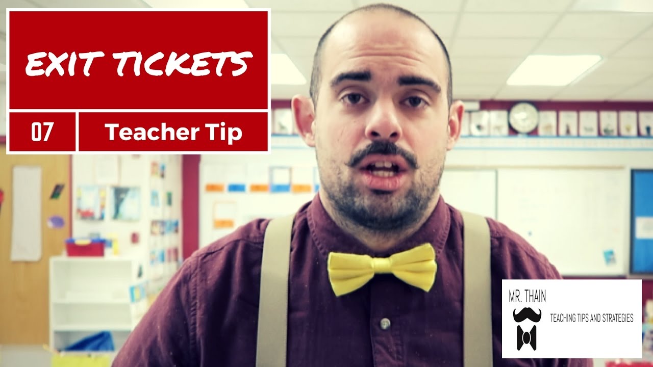 Exit Tickets (Easy Formative Assessment) | Teaching Tip