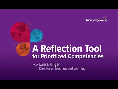 A Reflection Tool for Prioritized Competencies