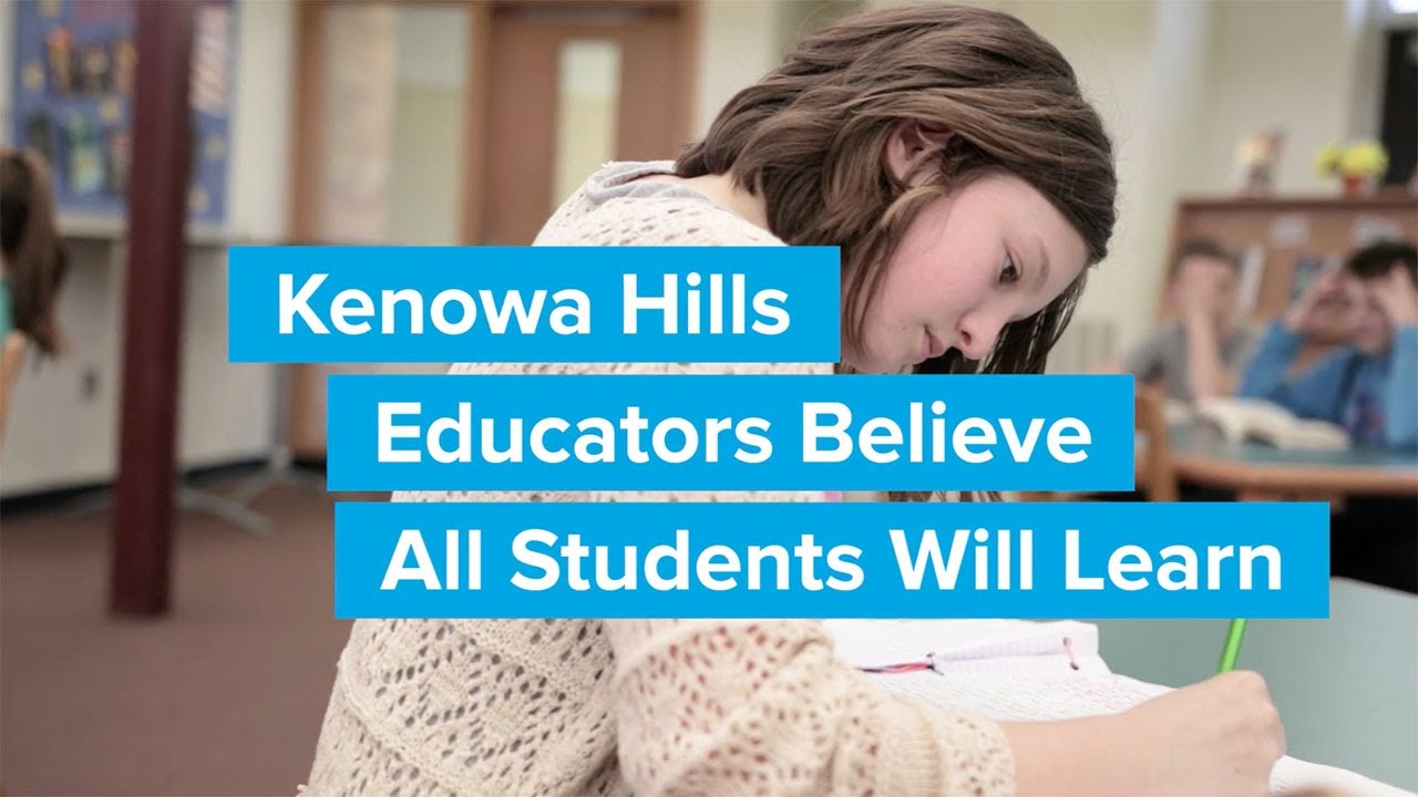 Kenowa Hills Educators Believe All Students Will Learn