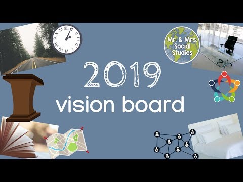 My Teaching Vision Board 2019 | Teaching Goals for 2019