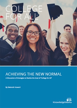This paper makes the case for early college high schools as the most effective way to ensure low income, first-generation college-going students achieve the goal of college completion.