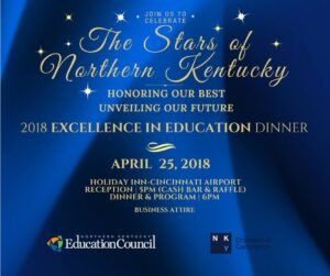 The • 2018 Excellence in Education Dinner recognizes student, educator, community and business leaders for their significant contributions to education.