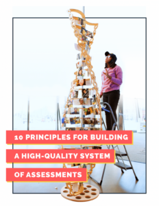 Our newest collaborative effort is 10 Principles for Building a High-Quality System of Assessments. The principles outlined in this paper will help states and districts build and evolve a high-quality system of assessments that puts each and every student’s learning at the center.