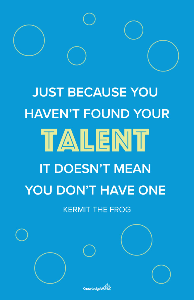 Download this free, printable classroom poster featuring an inspiring quote from Kermit the Frog.