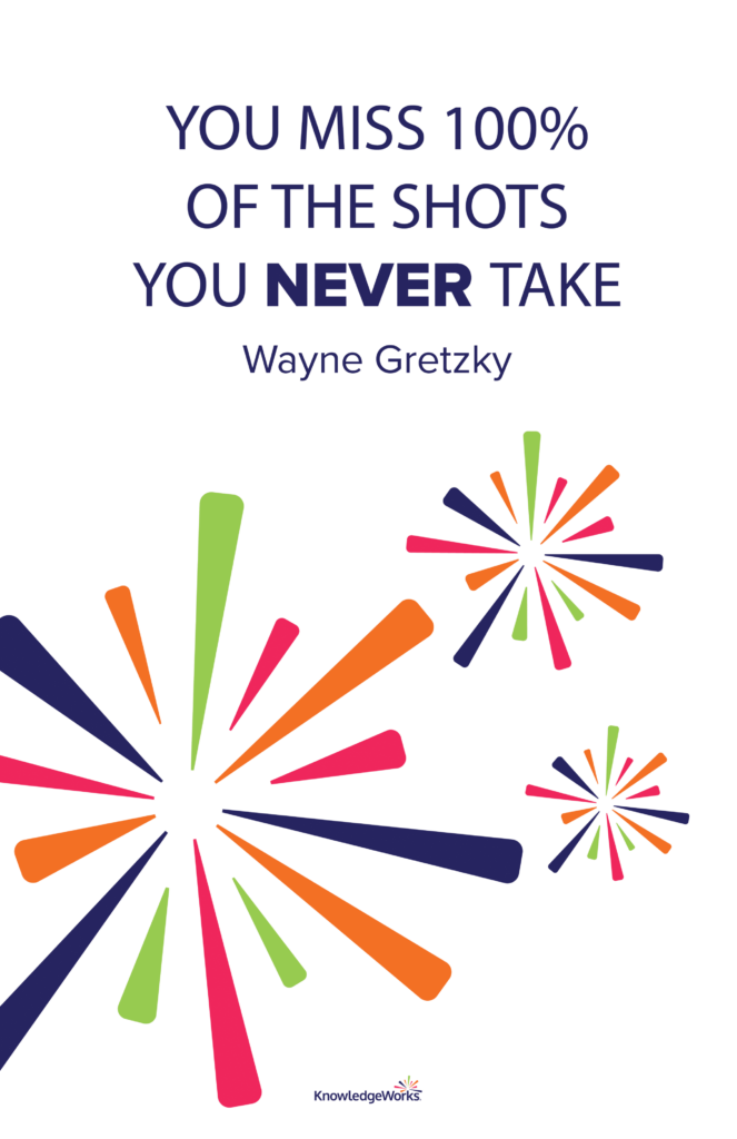 Download this free, printable classroom poster featuring an inspiring quote from Wayne Gretsky.