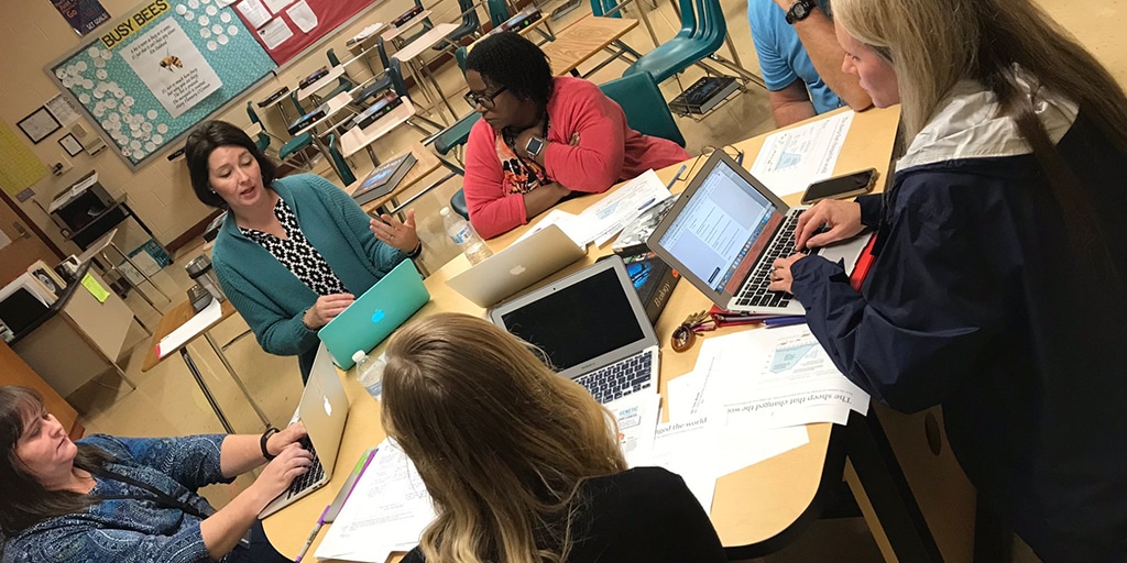 At White Knoll High School in Lexington, South Carolina, professional development for teachers is personalized, which is helping them personalize learning for their students.