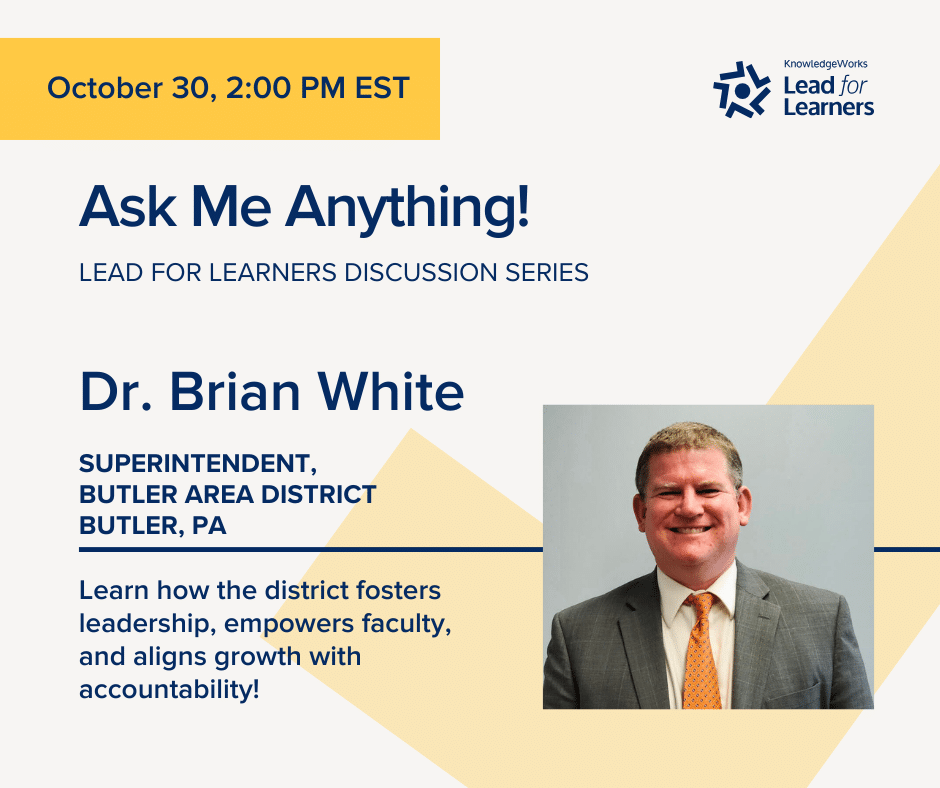 Ask Me Anything with Brian White, webinar info and portrait of Dr. White