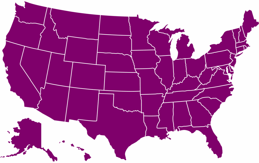 Map of United States