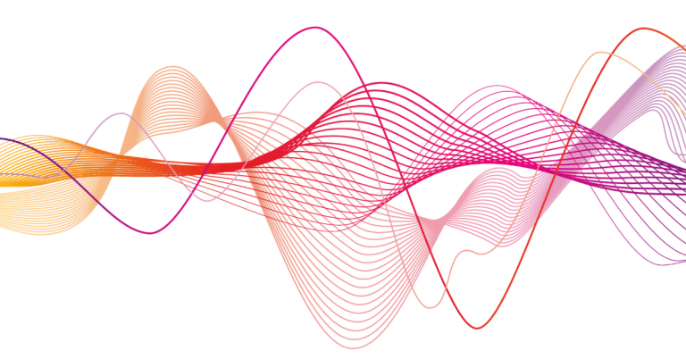 multi-colored, varied wavelengths